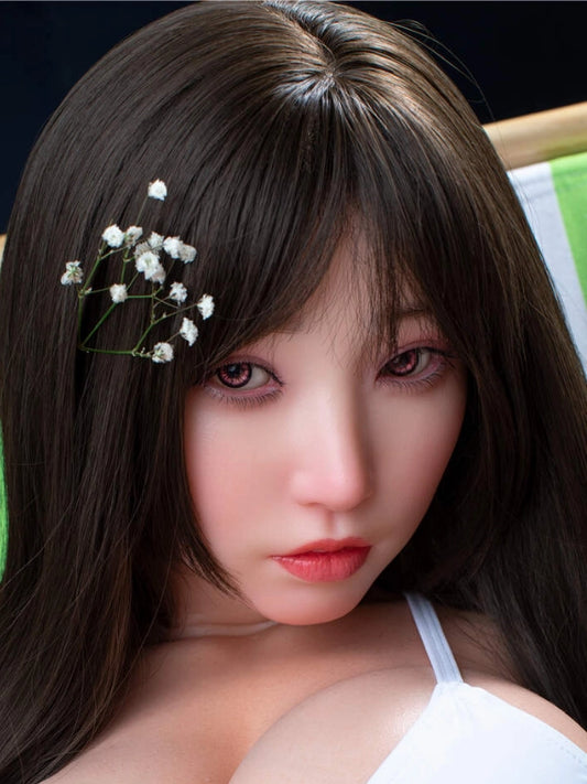 H803 Sex Doll Head-Silicone- Chinese girl awaits your love and care【Irontech Doll Head】