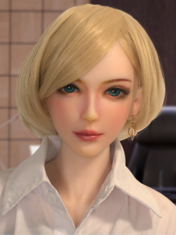 H504 Mini Anime Silicone Sex Doll Head｜Elsa Babe Head