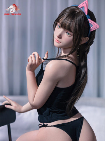F7659- 150cm(4ft11)-25kg D Cup Silicone ROS Japanese Mini Sex Doll Miye with Implanted Hair+Gel Breast+Oral丨Doll senior