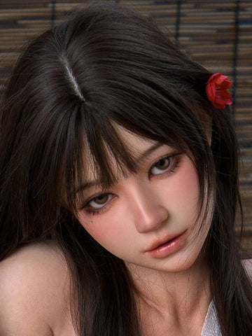 H347 ROS Silicone Sex Doll Head| Real Lady Doll