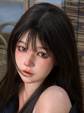 H347 ROS Silicone Sex Doll Head| Real Lady Doll