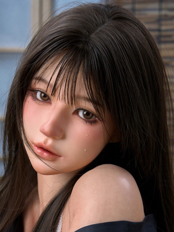 H347 ROS Silicone Sex Doll Head| Real Lady Doll