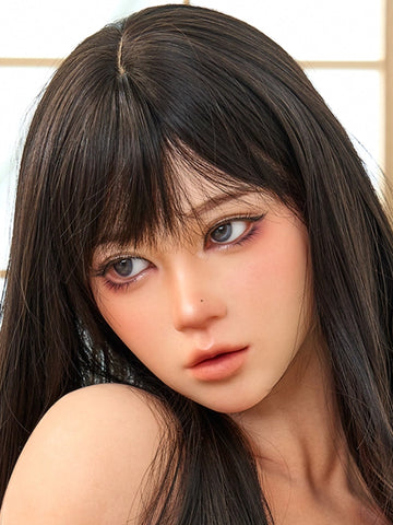 H346 ROS Silicone Sex Doll Head| Real Lady Doll