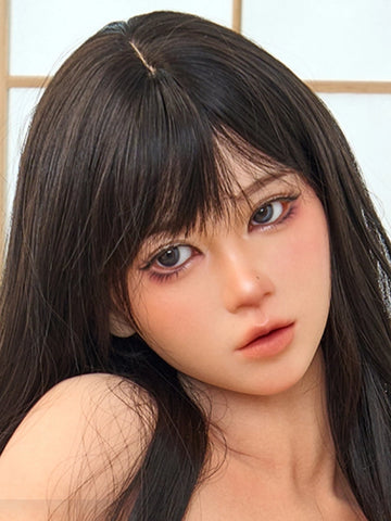 H346 ROS Silicone Sex Doll Head| Real Lady Doll