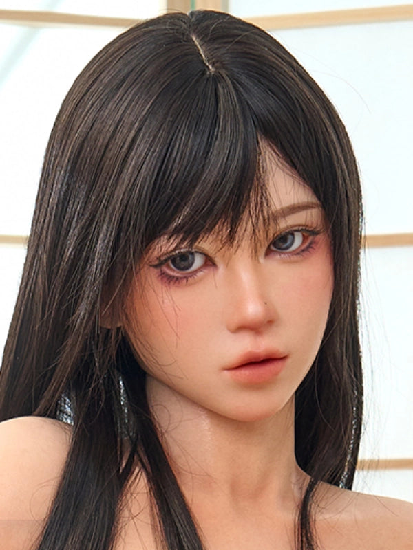 H346 ROS Silicone Sex Doll Head| Real Lady Doll