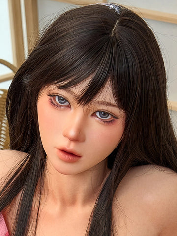 H346 ROS Silicone Sex Doll Head| Real Lady Doll