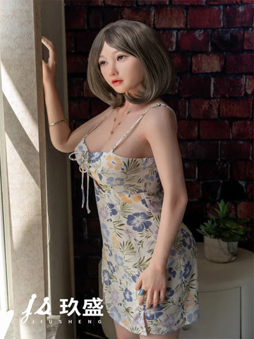 F656—Jazmin 158cm/5ft1 Luxury Silicone Big Tits E cup Big Boobs Sex Doll|Jiusheng Doll