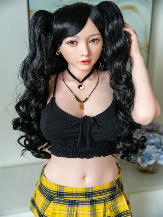 F657—Karter 158cm/5ft1 30kg E Cup Life-like Silicone Big Boobs Sex Doll Real Pussy|Jiusheng Doll