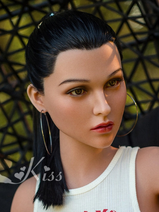 H297  Silicone Sex Doll Head丨Angel Kiss Doll Head