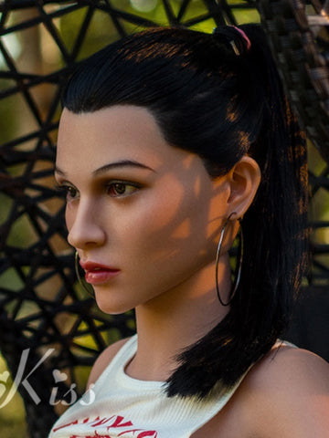 H297  Silicone Sex Doll Head丨Angel Kiss Doll Head