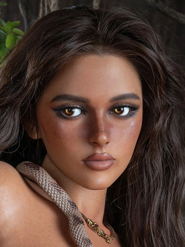 H351 Silicone Sex Doll Head| Real Lady Doll