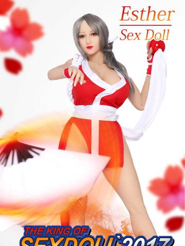 F1486-160cm(5ft3)-45.2kg L Cup Esther Fantasy TPE Sex Doll|Climax Doll