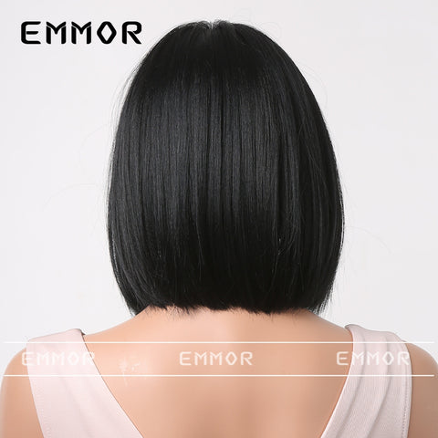 KW004 – Doll Wig Dark Red Short Straight Bob