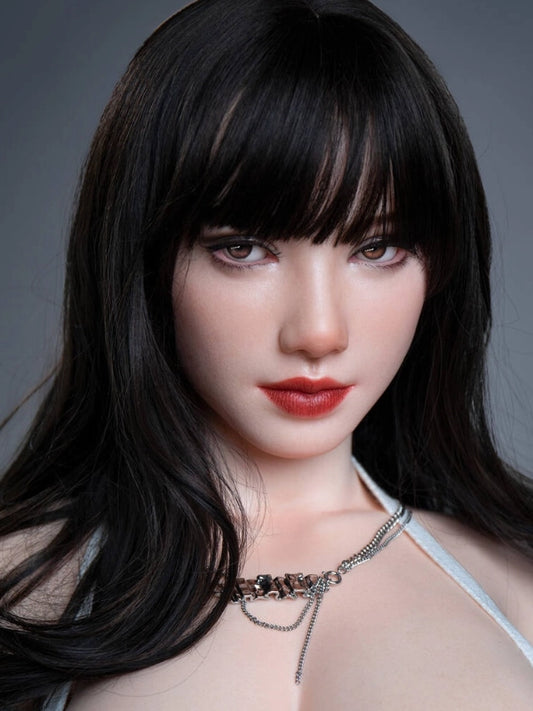 H814 Sex Doll Head-Silicone-Like a Thai pop star【Irontech Doll Head】