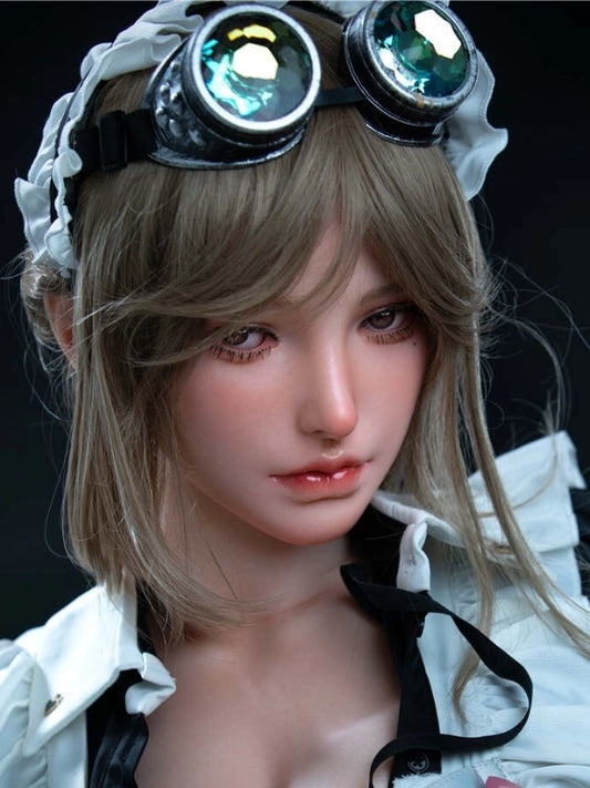 H815 Sex Doll Head-Silicone-the elegance of the Victorian era 【Irontech Doll Head】