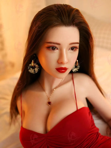 F3622-166cm/5.5ft(43kg) Laura D Cup Full Silicone Mature Chinese Women Implanted Hair Sex Doll | FJ Doll