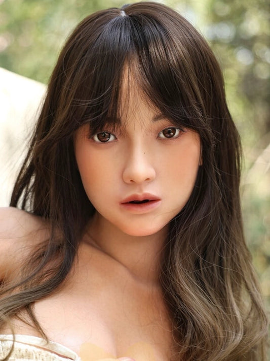 H1109 ROS Real Oral Movable Jaw Silicone Sex Doll Head| Irontech Doll S37