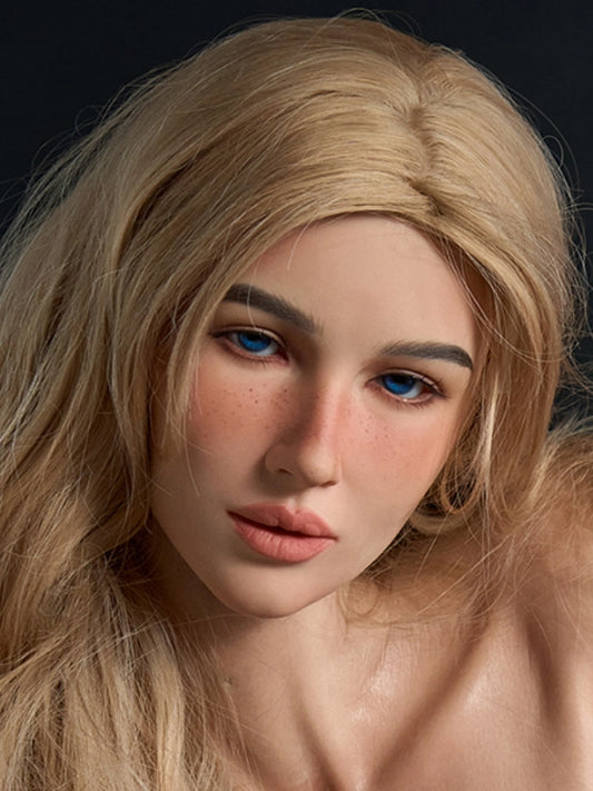 H356 Silicone Sex Doll Head| Real Lady Doll