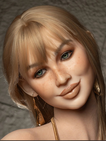 H353 Silicone Sex Doll Head| Real Lady Doll