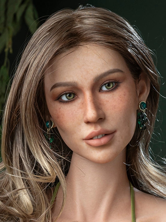 H354 Silicone Sex Doll Head| Real Lady Doll