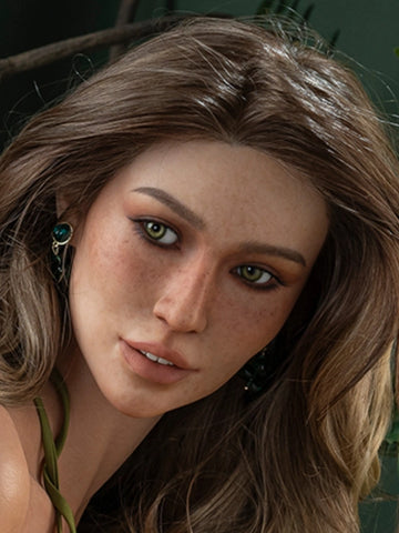 H354 Silicone Sex Doll Head| Real Lady Doll