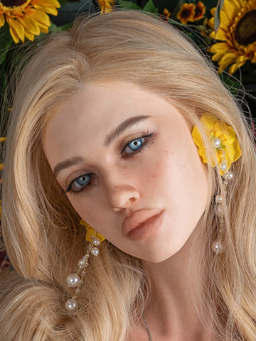 H358 Silicone Sex Doll Head| Real Lady Doll