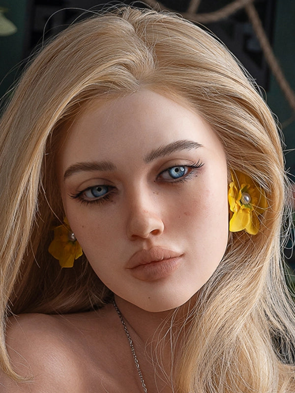 H358 Silicone Sex Doll Head| Real Lady Doll