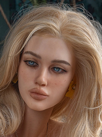 H358 Silicone Sex Doll Head| Real Lady Doll