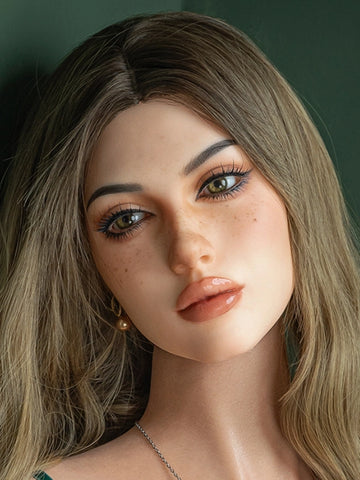 H359 Silicone Sex Doll Head| Real Lady Doll