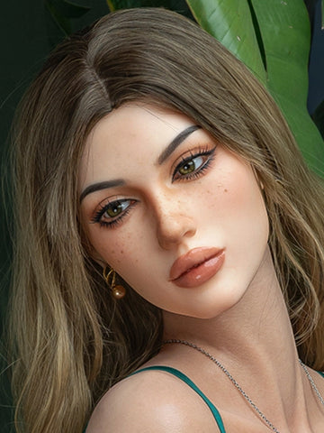 H359 Silicone Sex Doll Head| Real Lady Doll