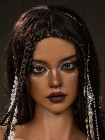 H357 ROS Silicone Sex Doll Head| Real Lady Doll