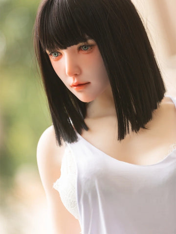 F143-Fumi Black Short Hair 162cm/5ft4 Japanese Silicone Sex Doll
