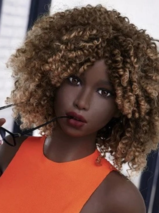 H724 Sex Doll Head-Black girl【Irontech Doll Head】
