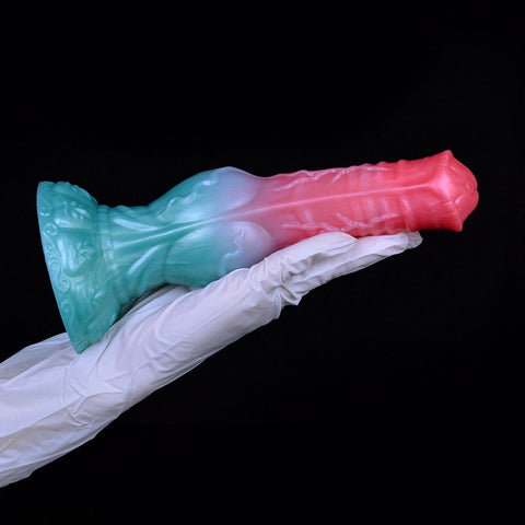 D403(1 LBS丨8.58'') Fantasy Dog Dildo Silicone Knot Dildo