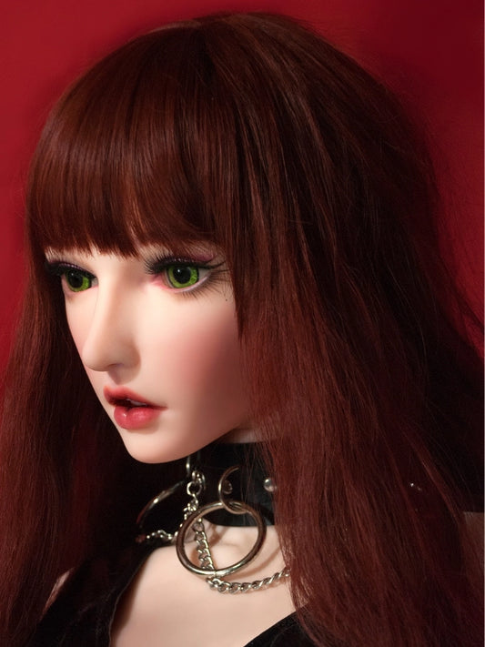 H563 Silicone Anime Sex Doll Head｜Elsa Babe Head