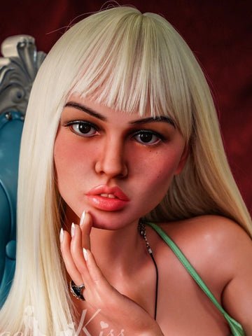 H270  Silicone Sex Doll Head丨Angel Kiss Doll Head