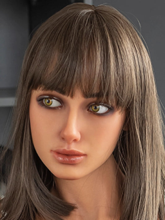 H363 ROS Silicone Sex Doll Head| Real Lady Doll