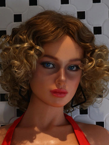 H373 ROS Silicone Sex Doll Head| Real Lady Doll