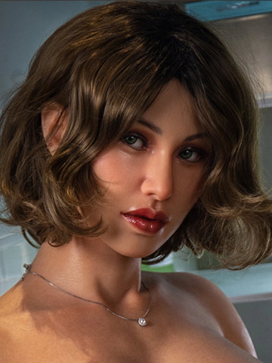 H364 Silicone Sex Doll Head| Real Lady Doll