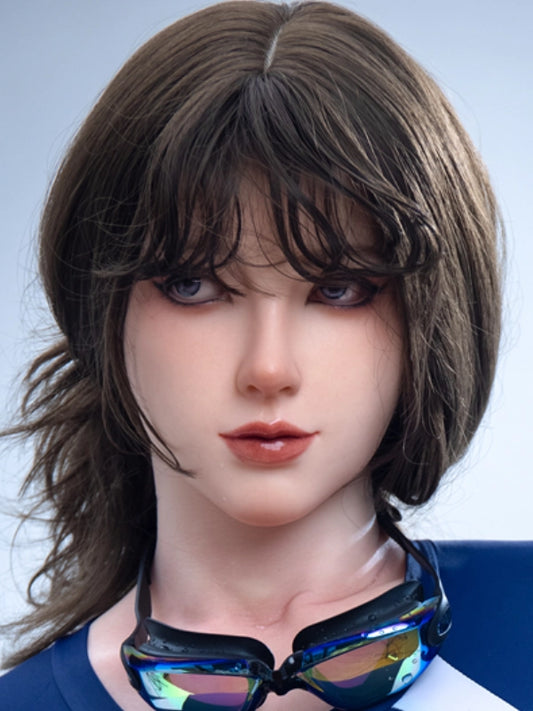 H366 Silicone Sex Doll Head| Real Lady Doll