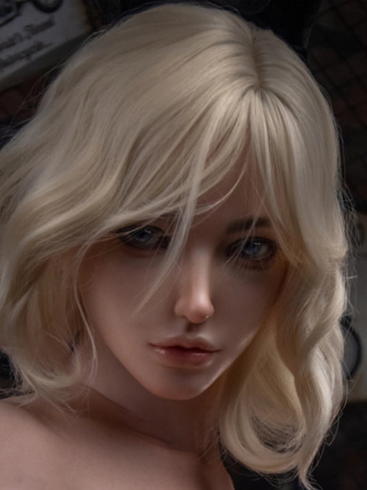 H369 Silicone Sex Doll Head| Real Lady Doll