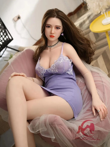 F3645-170cm/5ft6(45kg) Anna E cup Silicone Mature Curvy Beauty Big Breast Sex Doll | FJ Doll