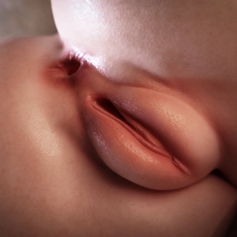 A433-16.54LB Lucy Silicone Realistic Pussy BBW Mini Sex Doll Bubble Butt Hip Toy| LoveNestle Series