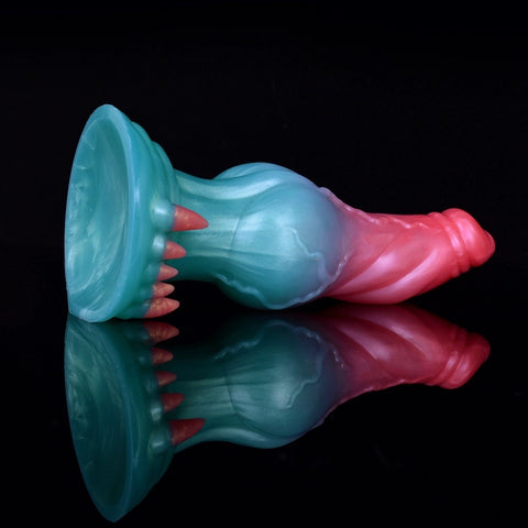 D425(0.7 LBS丨7.32'') Fantasy Dog Dildo Silicone Knot Dildo