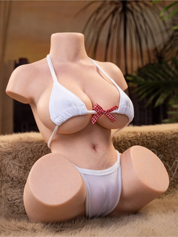 T321-9.6lbs D Cup Realistic Lightweight Silicone Torso Sex Torso For Men | YELOLY