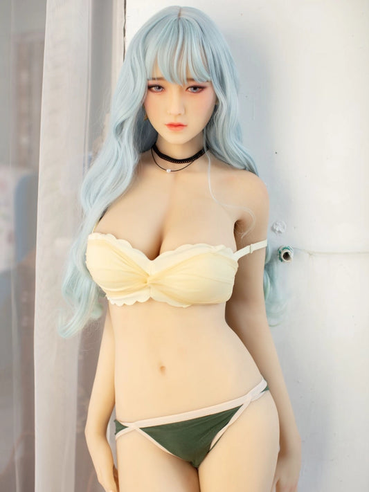 F5117-170cm/5ft6 D Cup Sora Asian Blue Hair Sexy TPE Sex Doll｜JX Doll