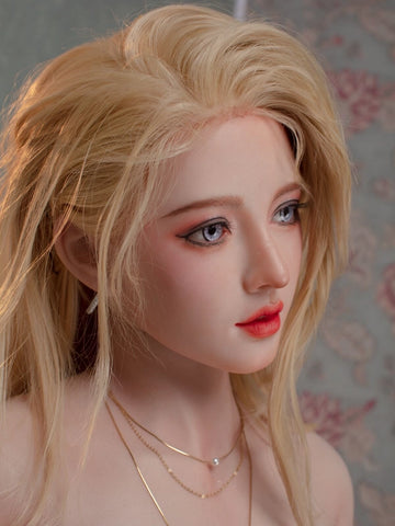 F5056-170cm/5ft6 D Cup Hina Chinese Blond Silicone Sex Doll｜JX Doll