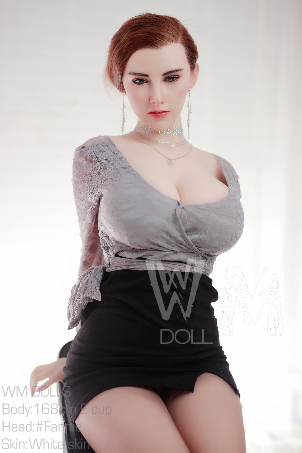 F2087- 168cm(5.5ft) E Cup S1# Lynn Best Mature TPE Sex Doll丨WM Doll