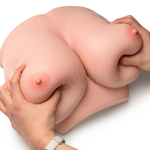 B73-13.9lbs Realistic Skin Texture Silicone Big Boobs Sex Doll Torso [IN Stock USA] | YELOLY
