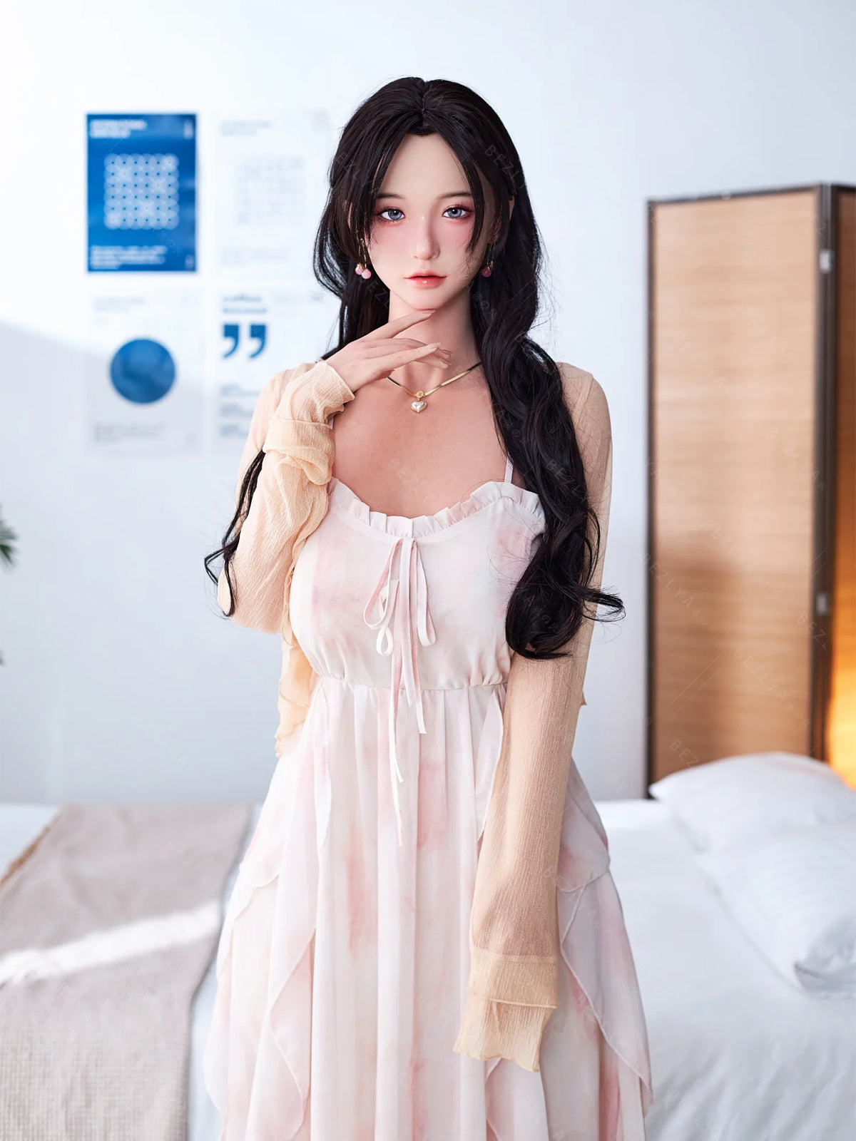 F9455-167cm(5.4ft)-43.5kg 2.2u G Cup Asian Real ROS Silicone Big Boobs Sex Doll｜AITIA Doll